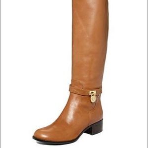 Michael Kors Leather Hamilton Riding Boots Size 8